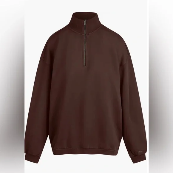 SKIMS Slouchy Half Zip Pullover, 2XL NWT - Picture 6 of 8